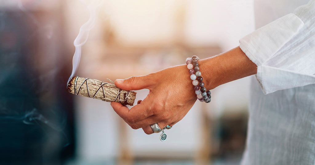 Smudge stick e oli essenziali