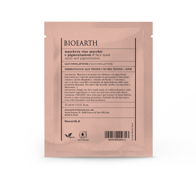 Maschera Viso Macchie E Pigmentazioni - Busta Monouso