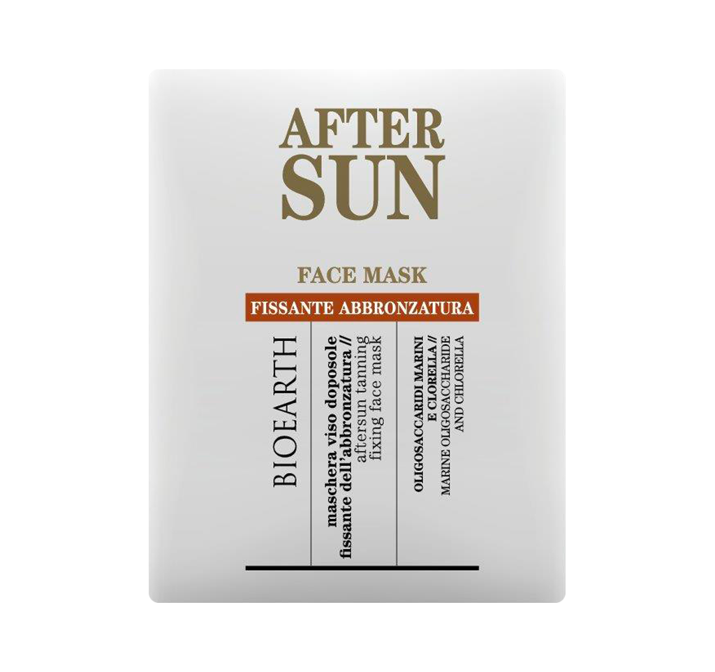 Maschera viso fissante dell'abbronzatura