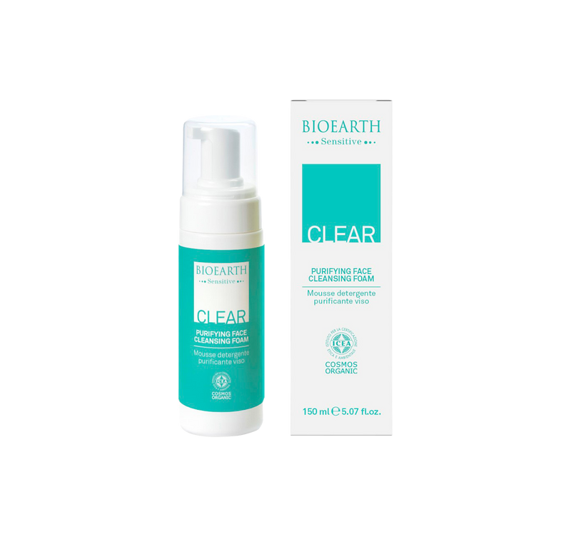 Mousse detergente purificante viso