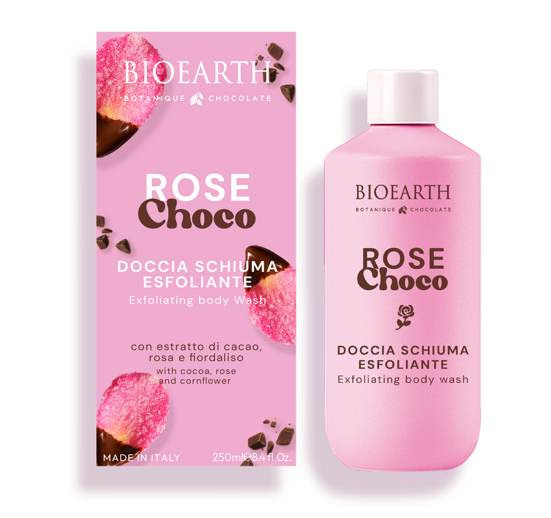 Doccia Schiuma Esfoliante Rose Choco