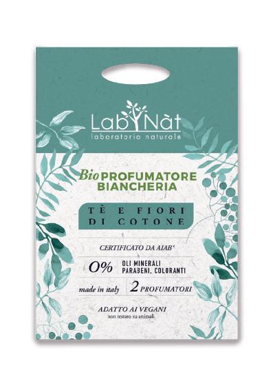 Bioprofumatore Biancheria Té e Fiori Cotone