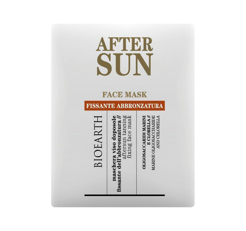 Maschera viso fissante dell'abbronzatura